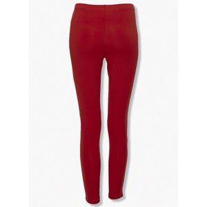 Forever 21 Women’s L Red High Rise Knit Leggings